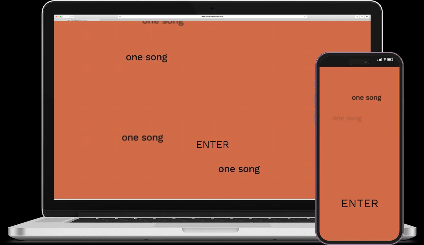 "OneSong" Art Exhibition Site